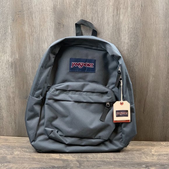 jansport superbreak backpack grey